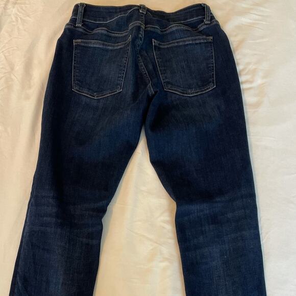 Warp + Weft LAX Girlfriend jeans size 2/26. Dark wash. Skinny jeans cuff option - Picture 4 of 7